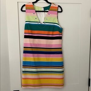 Anthropologie Colorful Striped Mini Dress
